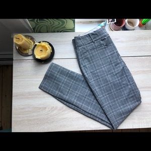 B&W Calvin Klein plaid pants